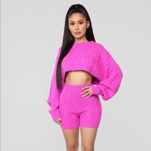 Fashion Nova - Figueroa Set - Fuchsia
